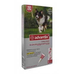ADVANTIX CHIEN MOYEN 4 PIPETTES
