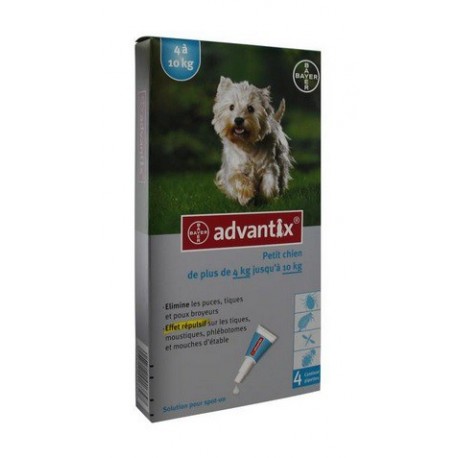ADVANTIX PETIT CHIEN 4 PIPETTES