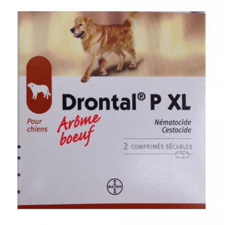 DRONTAL P XL 2 COMPRIMÉS