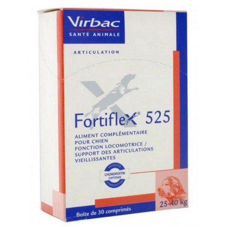 VIRBAC FORTIFLEX 525 30 COMPRIMÉS