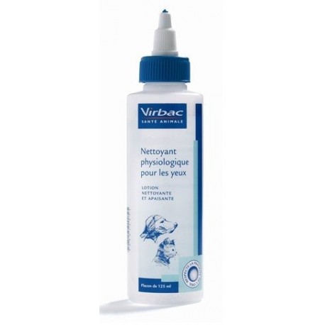 VIRBAC NETTOYANT PHYSIOLOGIQUE POUR LES YEUX 125 ML