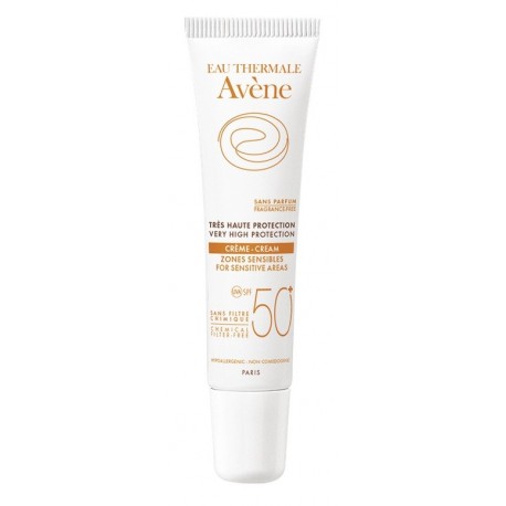 AVÈNE SOLAIRE CRÈME ZONES SENSIBLES SPF 50+ 15 ML