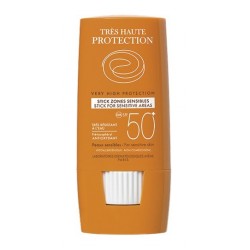 AVÈNE SOLAIRE STICK ZONES SENSIBLES SPF 50+ 10 G
