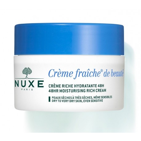 Nuxe Crème Fraîche de Beauté Crème Riche Hydratante 48H 50 ml