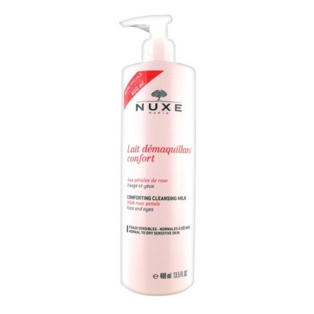 Nuxe Lait Démaquillant Confort Aux Pétales de Rose 400 ml