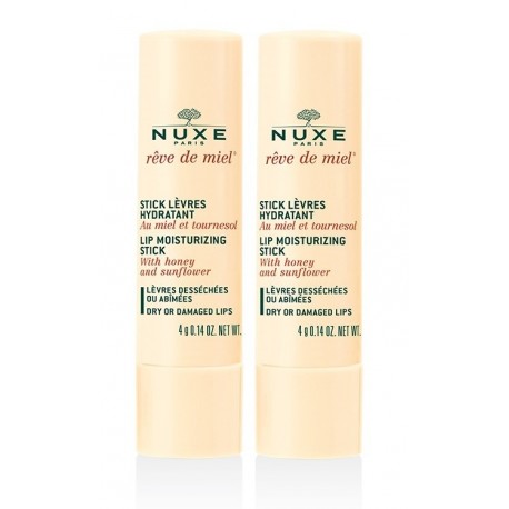 Nuxe Rêve de Miel Stick Lèvres Hydratant 2 x 4 g