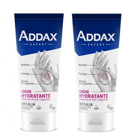 Addax Mains Crème Hydratante Intensive et Anti-Rugosités 2 x 75 ml