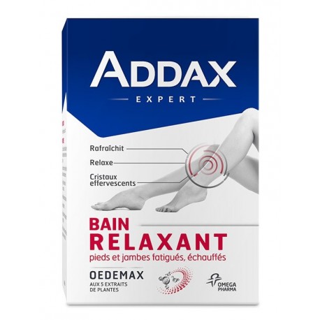 Addax Oedemax Bain Relaxant Pieds et Jambes 8 Sachets