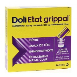Doli Etat Grippal 8 Sachets-Poudre