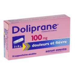 Doliprane 100 Mg 10 Suppositoires