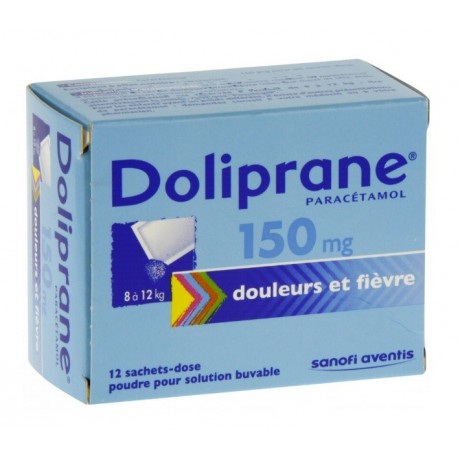 Doliprane 150 Mg 12 Sachets-Dose