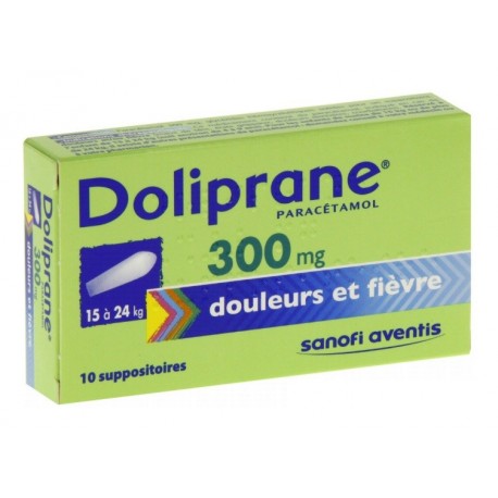 Doliprane 300 Mg 10 Suppositoires