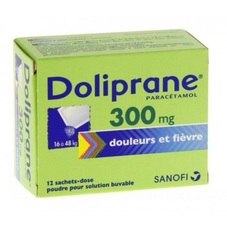 Doliprane 300 Mg 12 Sachets-Dose
