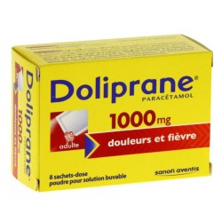 Doliprane 1000 Mg 8 Sachets-Dose