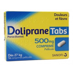 Doliprane Tabs 500 Mg 16 Comprimés