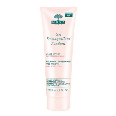 NUXE : GEL DÉMAQUILLANT FONDANT AUX PÉTALES DE ROSE 125ML