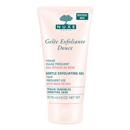 NUXE : GELÉE EXFOLIANTE DOUCE AUX PÉTALES DE ROSE 75ML